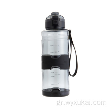 Νέο φορητό μπουκάλι νερού πλαστικό διαστημικό κύπελλο αθλητικών